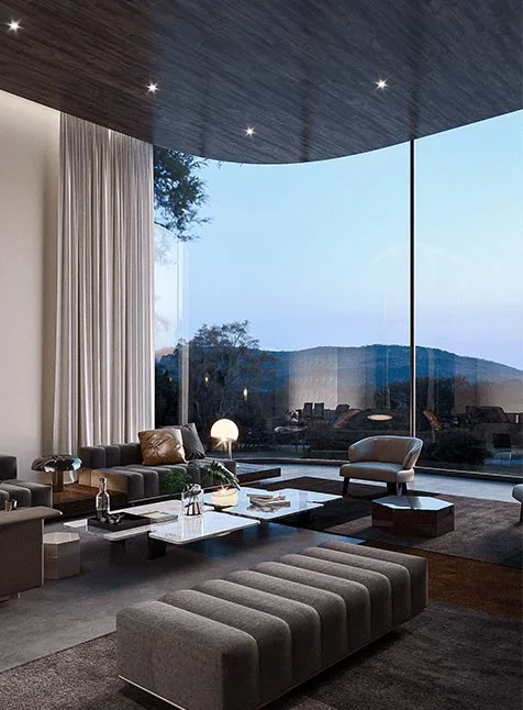 Film décoratif de fenêtre à la maison