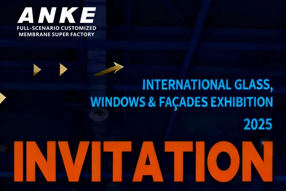 Lettre d'invitation pour l'exposition internationale sur verre, fenêtres et façades d'Istanbul